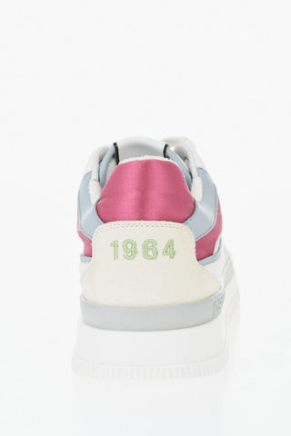 Leather Low Sneakers NEW JERSEY With Contrast Details