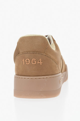 Low-Top Sneakers SPIKER Solid-Color Leather with Tone-on-Tone Monogram Embroidery