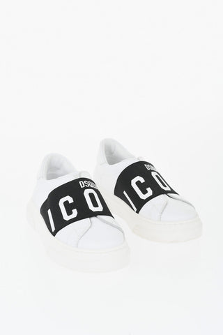 ICON 가죽 슬립온 스니커즈