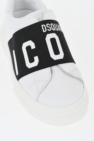 ICON 가죽 슬립온 스니커즈