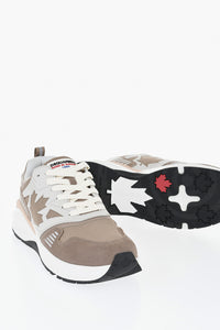 Sneakers Basse DASH Color Block In Pelle e Suede con Monogram Iconico
