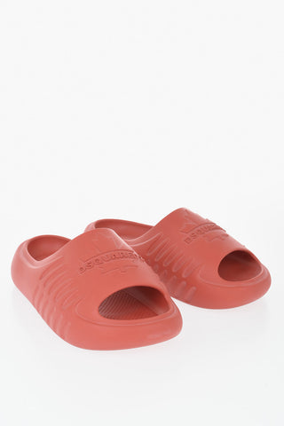Slides DUMBO in Gomma a Tinta Unita con Suola Chunky