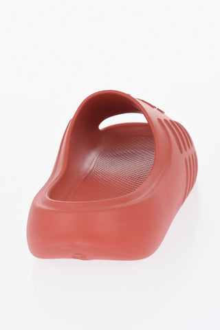Slides DUMBO in Gomma a Tinta Unita con Suola Chunky
