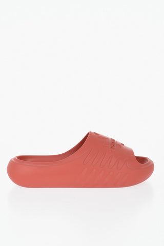 Slides DUMBO in Gomma a Tinta Unita con Suola Chunky