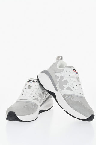Leather And Fabric Low-Top Sneakers DASH With Iconic Detail