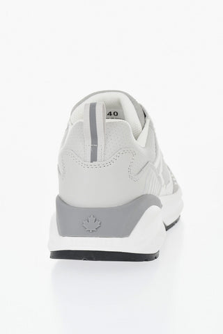 Leather And Fabric Low-Top Sneakers DASH With Iconic Detail