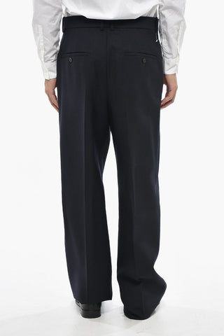Pantaloni Eleganti In Misto Lana 