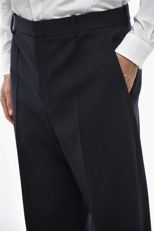 Pantaloni Eleganti In Misto Lana 