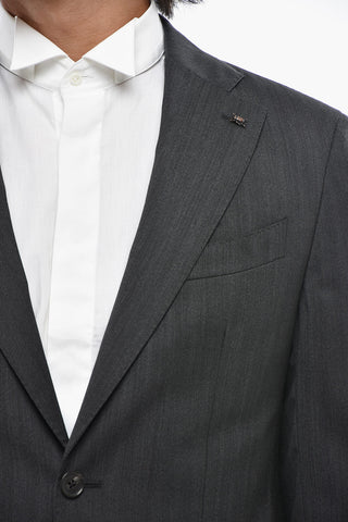CC COLLECTION Abito in Lana Vergine con Rever Classico