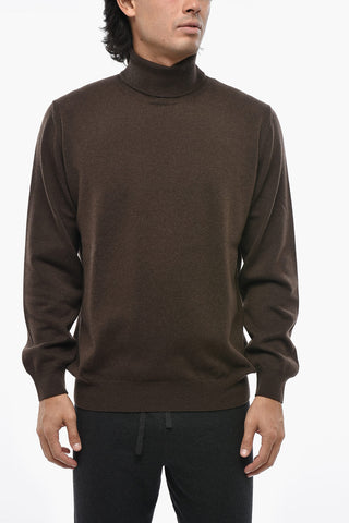 Maglia in Puro Cashmere a Collo Alto