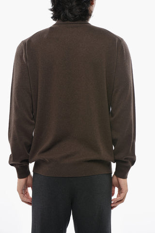 Maglia in Puro Cashmere a Collo Alto