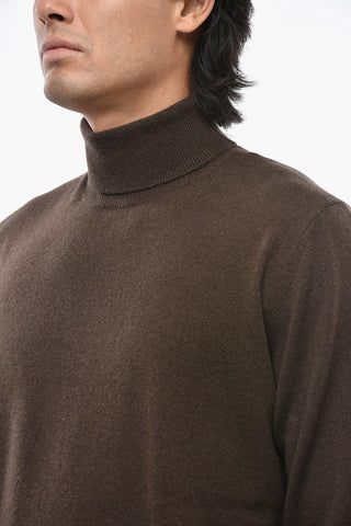 Maglia in Puro Cashmere a Collo Alto