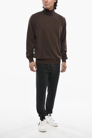 Maglia in Puro Cashmere a Collo Alto