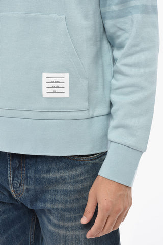 Leichter Baumwoll-Hoodie mit Kängurutasche