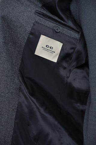 CC COLLECTION 순모 블레이저 플랩 포켓 및 클래식 라펠