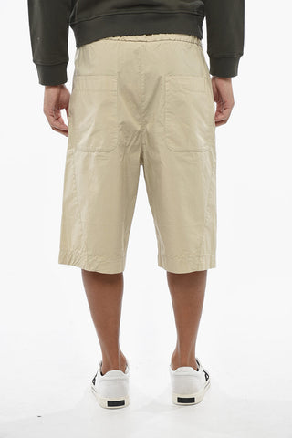Shorts REMER PAVION aus Stretch-Baumwolle mit elastischem Bund