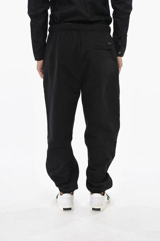 Joggers in Cotone Garzato a Tinta Unita 
