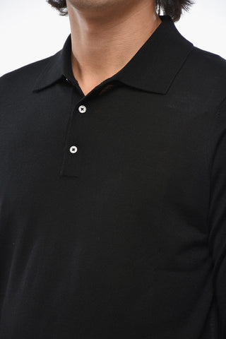 CC COLLECTION Einfarbiger Wollpullover mit Rollkragen