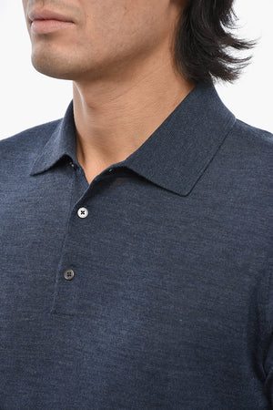 CC COLLECTION Maglia in Lana con Collo a Polo