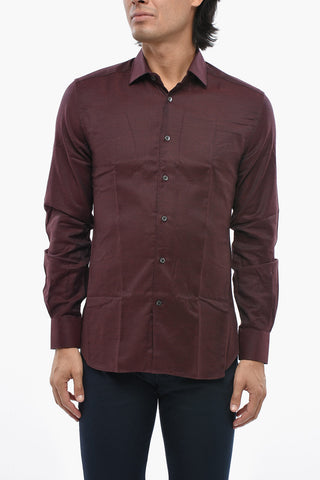 Oxford Cotton Shirt with French Collar