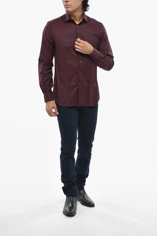Oxford Cotton Shirt with French Collar