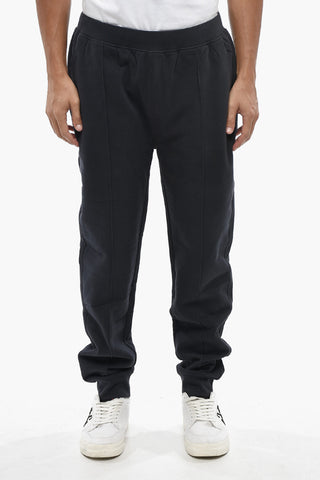 Solid-Color Joggers with Elastic Waistband and 3 Pockets