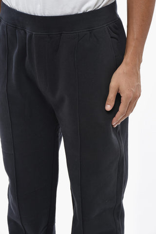 Solid-Color Joggers with Elastic Waistband and 3 Pockets