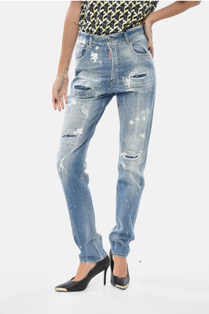 Jeans Slim Fit 642 Mit Strass 16 cm