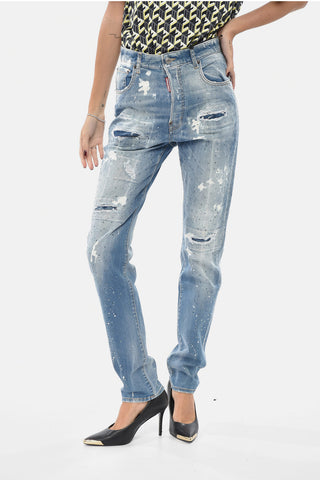 Jeans Slim Fit 642 Mit Strass 16 cm