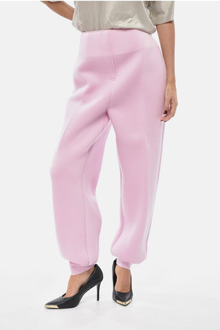 Casual Cashmere Trousers with Technical Fabric Inserts