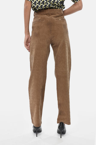 Hose Aus Cord Mit Distressed-Effekt