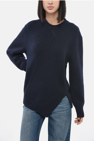 Maglione Girocollo Asimmetrico