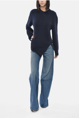 Maglione Girocollo Asimmetrico