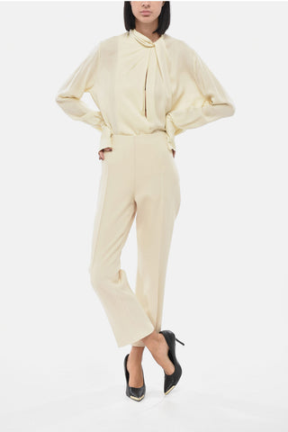 Pantaloni Staight Leg con Chiusura Laterale