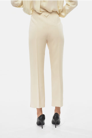 Pantaloni Staight Leg con Chiusura Laterale