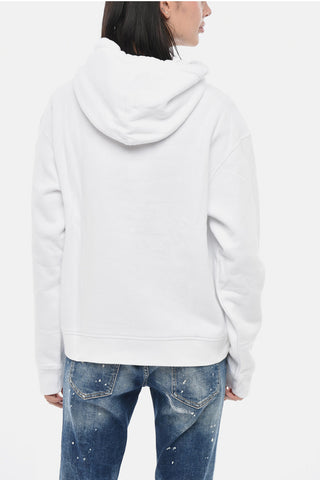 Kapuzensweatshirt LOVES YOU Mit Stickerei
