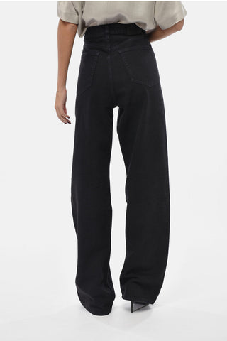 Jeans Regular Fit a Lavaggio Scuro 25cm