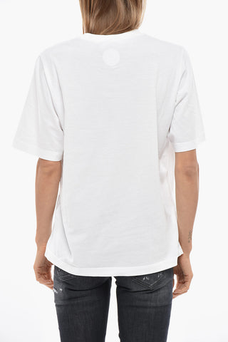 T-shirt A Maniche Corte Con Stampa Logo Liquid