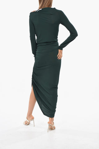 Fitted And Draped Dress