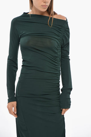 Fitted And Draped Dress