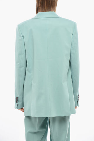 Solid-Color Dress With Classic Lapel And Patterned Lining