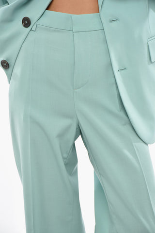 Solid-Color Dress With Classic Lapel And Patterned Lining