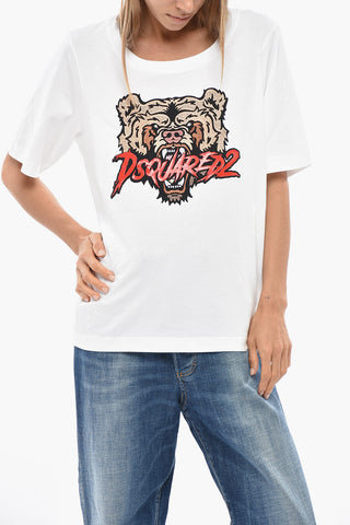 Kurzarm-T-Shirt BEAR Mit Stickerei