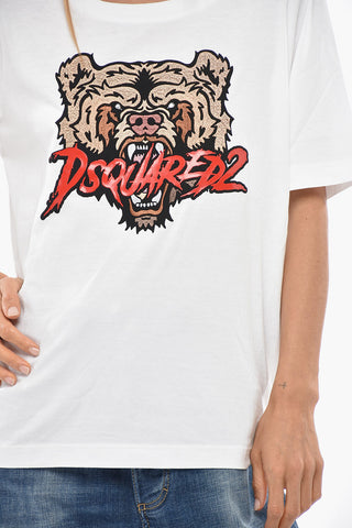 Kurzarm-T-Shirt BEAR Mit Stickerei