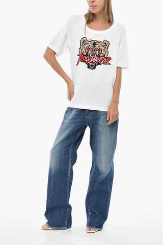 Kurzarm-T-Shirt BEAR Mit Stickerei