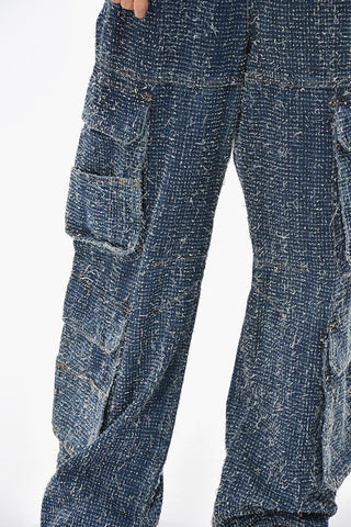 Cargo Jeans Wide Leg D-SIRE Vintage Effect 33cm