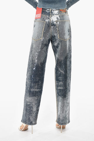 Sequin Pants Loose Fit D-ARK-S5