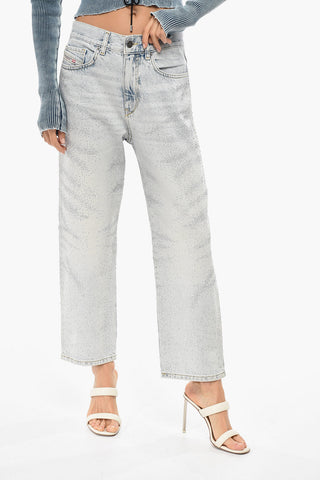 2016 Boyfriend-Leg Jeans D-AIR-S2 With Rhinestones 19cm