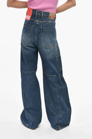 Loose Fit Straight Leg Jeans D-SIRE-WORK 31cm