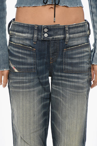 Slim Fit Jeans D-HUSH Low Rise 28cm L30